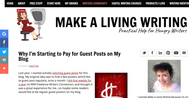 Paying Writers for Guest Posts